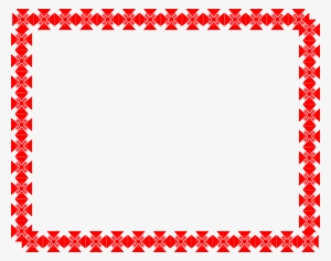 Free Snowflake Border Clipart - Blank Frame #709756