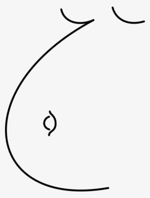 Pregnant Belly Clipart #709907