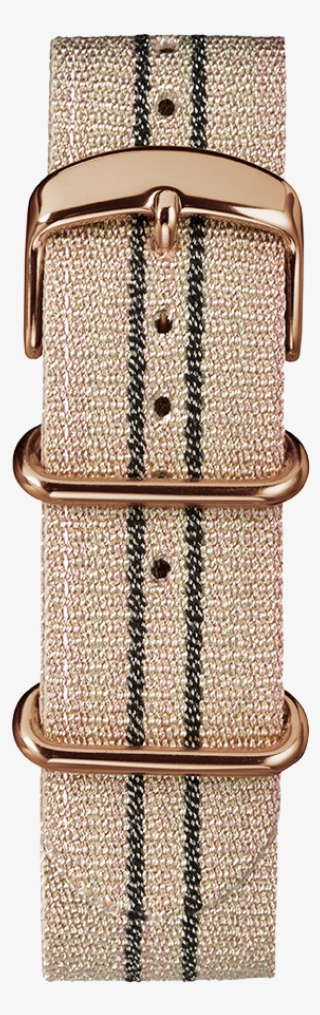 Weekender 38mm Metallic Striped Fabric Strap Watch #7000682