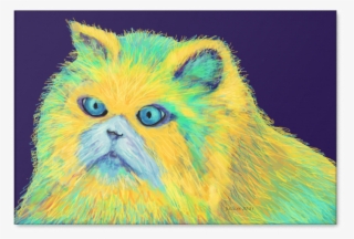 Kitty Blue Eyes Original Design Canvas Wall Art, Canvas #7002862