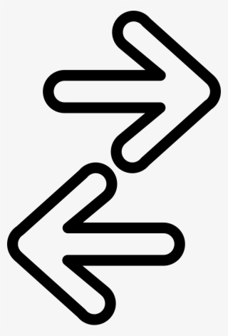 Directional Arrows Couple Of Outlines Comments #7003582