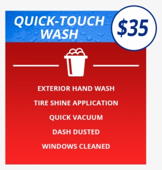 Quick Touch Wash Package #7006986