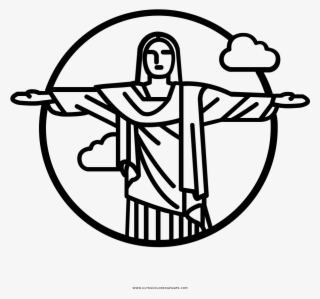 Christ The Redeemer Coloring Page #7009392