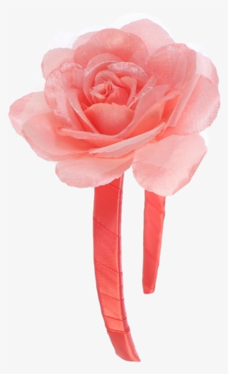 Coral Rose Headband Girls Floral Headpiece #7011159