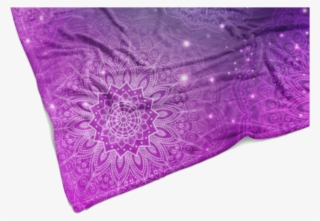 Space Mandalas Fleece Blanket #7012921