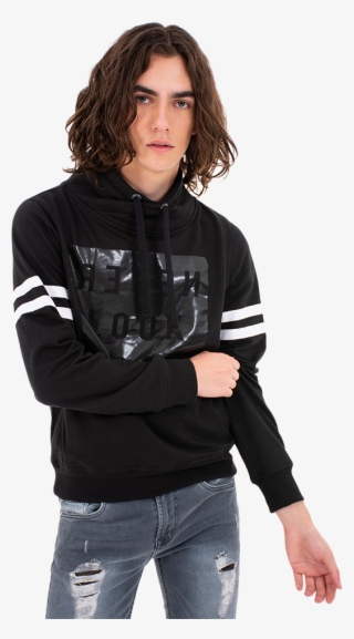 Sudadera Never Look Gorro #7014535