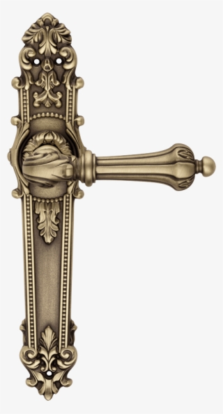 Door Handle On Plate #7015477