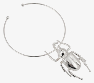 Ioaku The Beetle Necklace Silver #7016824