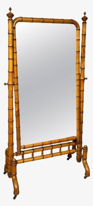 Victorian Era Aesthetic Movement Faux Bamboo Cheval #7016962