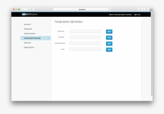 Account Service Federated Identity #7019146
