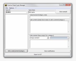 Ocarina Cheat Code Manager Picture #7019481