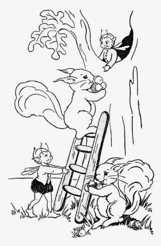 Squirrels And Fairies Storybook Image #7020604