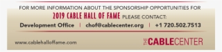 Cable Hall Of Fame #7032319