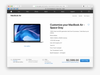 Maxing Out 2018 Macbook Air Results In A $2,599 Notebook #7032878
