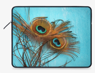 Dailyobjects 3 Peacock Feathers Ballistic Nylon Zippered #7033161