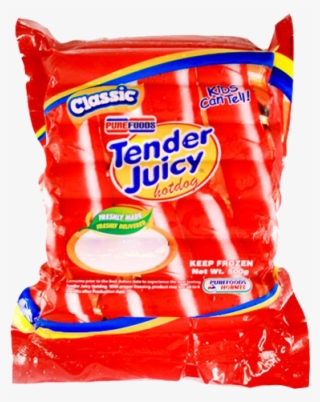 Purefoods Tender Juicy Hotdog Regular Png Juicy Hotdogs #7033790