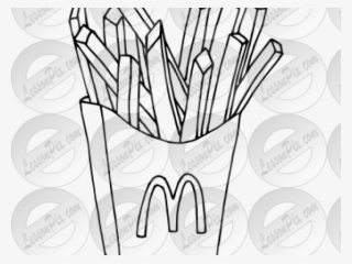 Mcdonalds Clipart Black And White #7034204