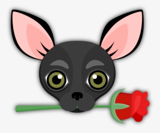 Black Chihuahua Emoji Stickers For Imessage Are You #7034578