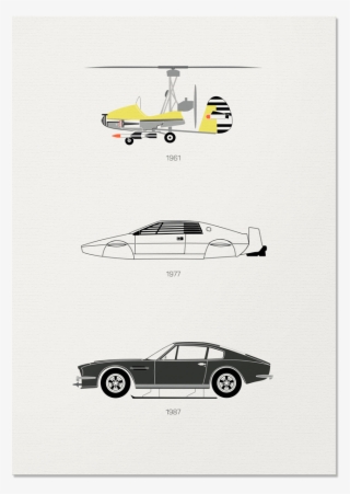 James Bond Iconic Car Art Car Print Car Poster F1 Poster #7044755