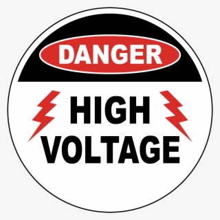 Danger High Voltage Floor Sign #7044999