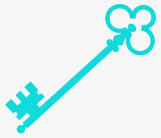 Aqua Key Svg Clip Arts 600 X 517 Px #7048071