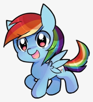 Mylittlepony Rainbowdash Rainbow Horse Kawaii Freetoedi #7048123