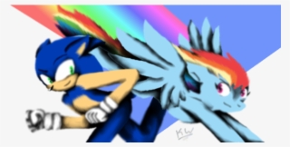 Sonic And Rainbowdash #7048460