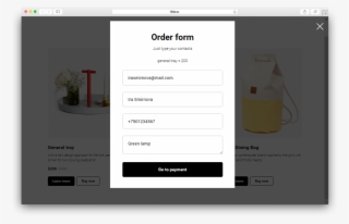 The Customer Fills In The Fields And Clicks The Button #7054856