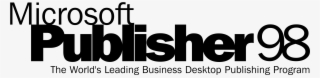 Microsoft Publisher 98 Logo Png Transparent #7058521