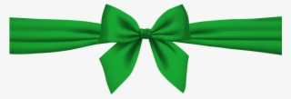 Green Bow Png #7058603