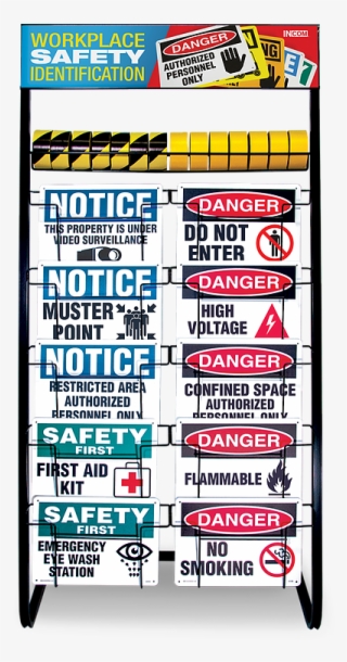 Safety Sign Merchandiser #7058900