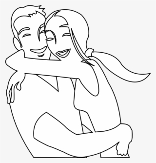 In Love Black White Line Art Coloring Book Colouring #7061020