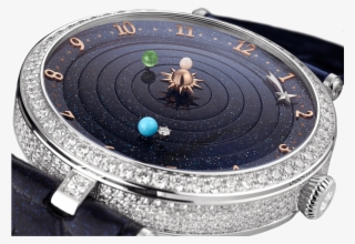 Lady Arpels Planétarium Watch,pearly Alligator, Square #7063886