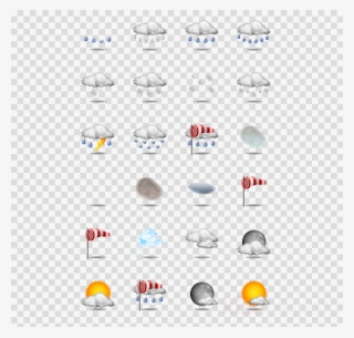 Weather Icons Png Transparent #7065958