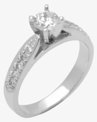 14k White Gold Diamond Ring D2135 #7068768