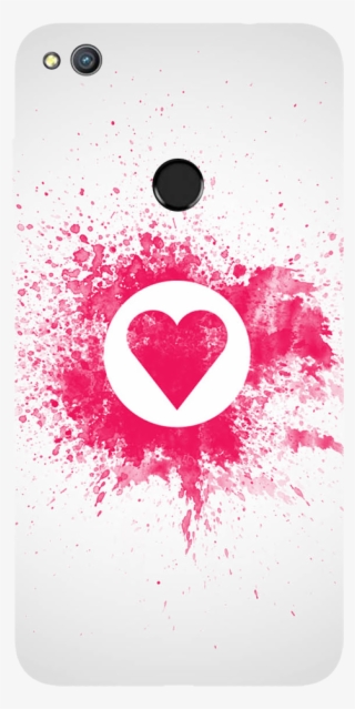 Pink Heart Art Printed Case Cover For Honor 8 Lite #7069195