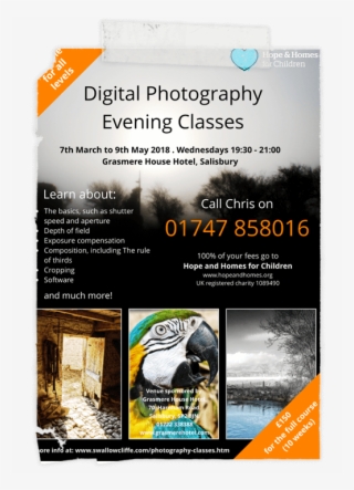 Poster Design For A Photography Class #7069382