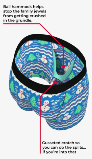 Grandma's Goolie Sweater Ball Hammock Boxer Briefs #7071703