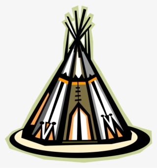 Vector Illustration Of North American Indigenous Indian #7072800
