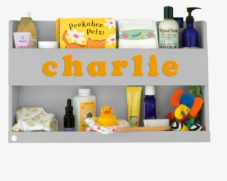 Nursery Shelf - Pale Grey - Personalised #7073798