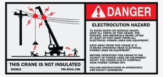 Deh002a Danger Electrocution Hazard Crane-01 V=1472572969 #7075383 Deh002a Danger Electrocution Hazard Crane-01 V=1472572969 #7075383