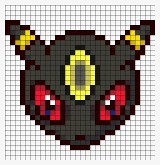 Umbreon Head Perler Bead Pattern #7076074