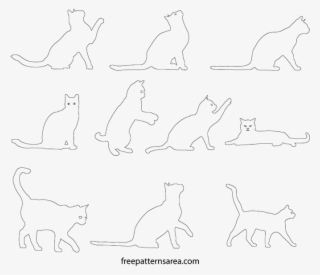 Printable Cat Outline Template #7078749 Printable Cat Outline Template #7078749