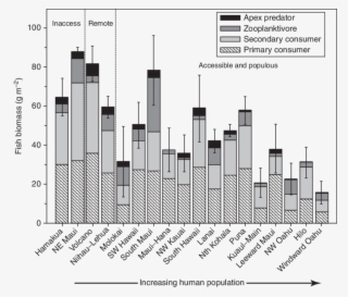 Mean Fish Biomass By Consumer Group Per Location Around #7082054 Mean Fish Biomass By Consumer Group Per Location Around #7082054
