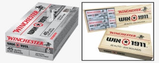 Winchester Win 1911 Pistol Ammo X45w1911, 45 Acp, Fmj #7084329
