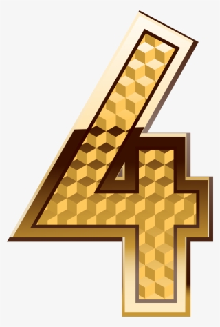 Gold Numbers Png #7086066