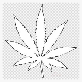 Marijuana Leaf White Png Clipart Cannabis Clip Art #7088455