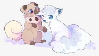 Rockruff & Alolan Vulpix Your Art Is So Cute #7092231