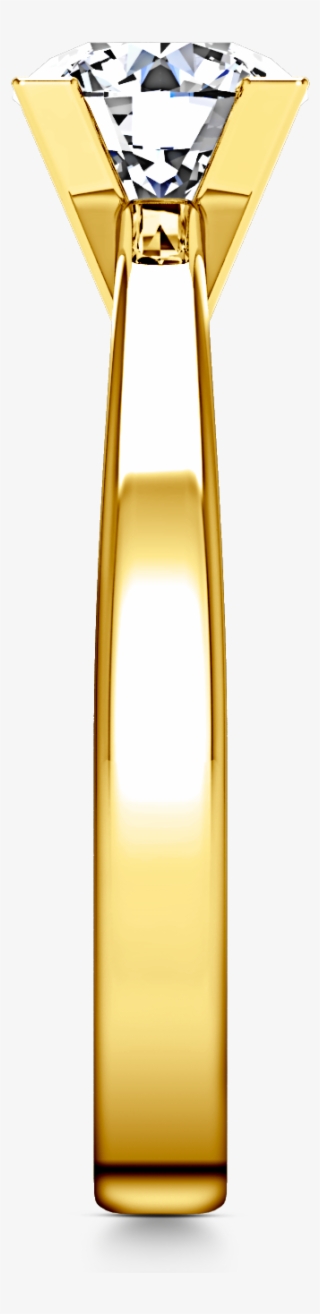 Solitaire Engagement Ring Icon 14k Yellow Gold #7092304