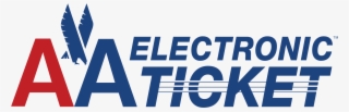 Aa Electronic Ticket Logo Png Transparent #7093090
